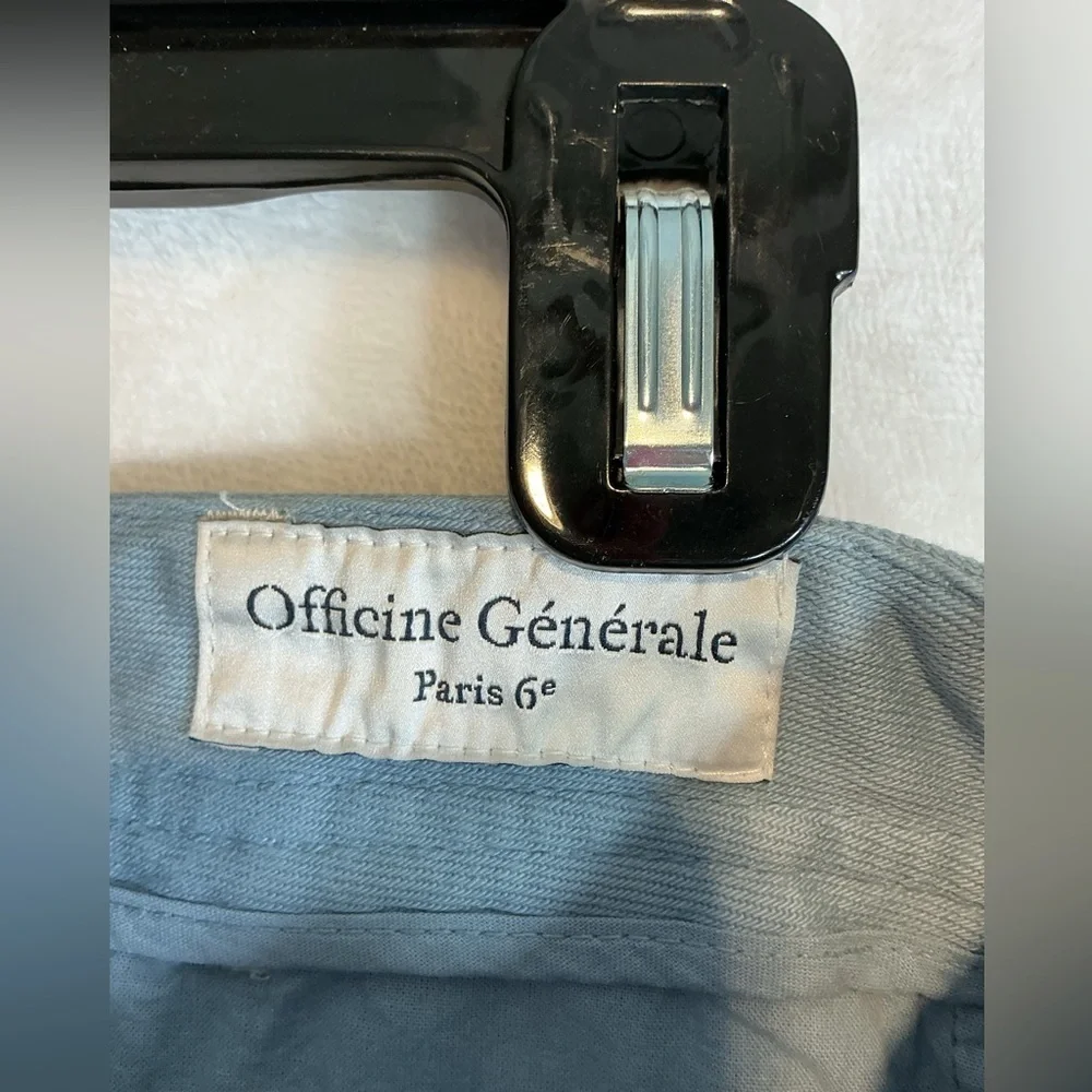 Officine Generale Sky Blue Flare Jeans - Picture 3 of 9